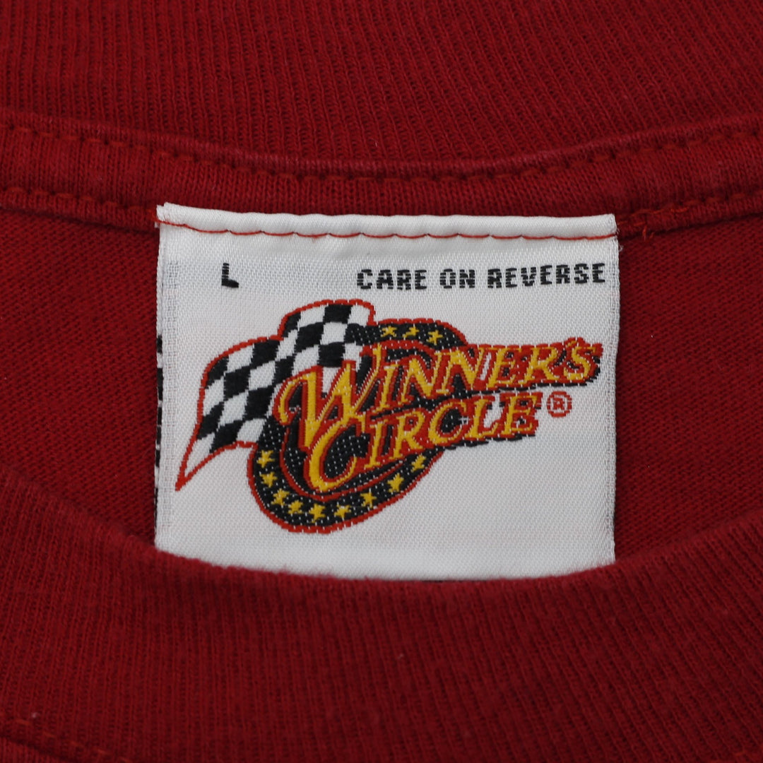 Vintage NASCAR Winner Circle Dale Earnhardt Jr 8 Budweiser T-Shirt Red Size L