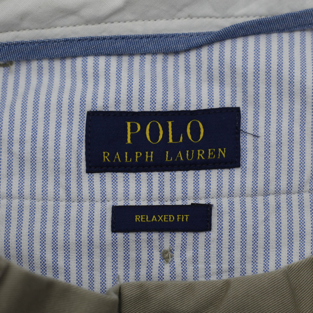Mens Polo Ralph Lauren Relaxed Fit Cotton Chino Pants Size 33/32 | Migration_Pants - Back View | Fashion Rerun