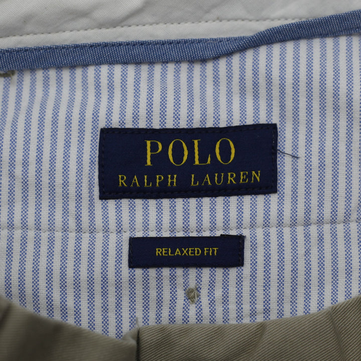 Mens Polo Ralph Lauren Relaxed Fit Cotton Chino Pants Size 33/32 | Migration_Pants - Back View | Fashion Rerun