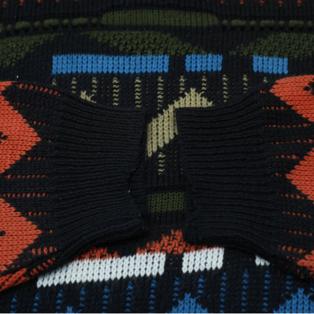 Entourage Graphic Knit Sweater Size L