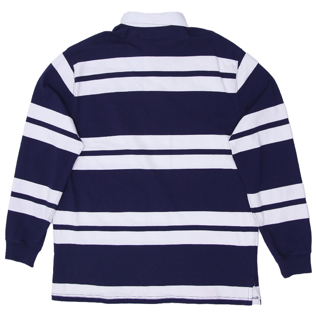 Vintage Polo By Ralph Lauren 5 Striped Rugby Shirt L - Fashion Rerun Vintage Migration_T-Shirt