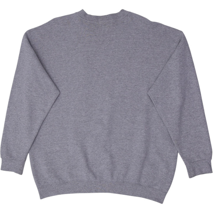 Vintage Mens Nike Sweatshirt Grey Swoosh Crewneck Logo | Migration_Sweatshirt - Side View | Fashion Rerun