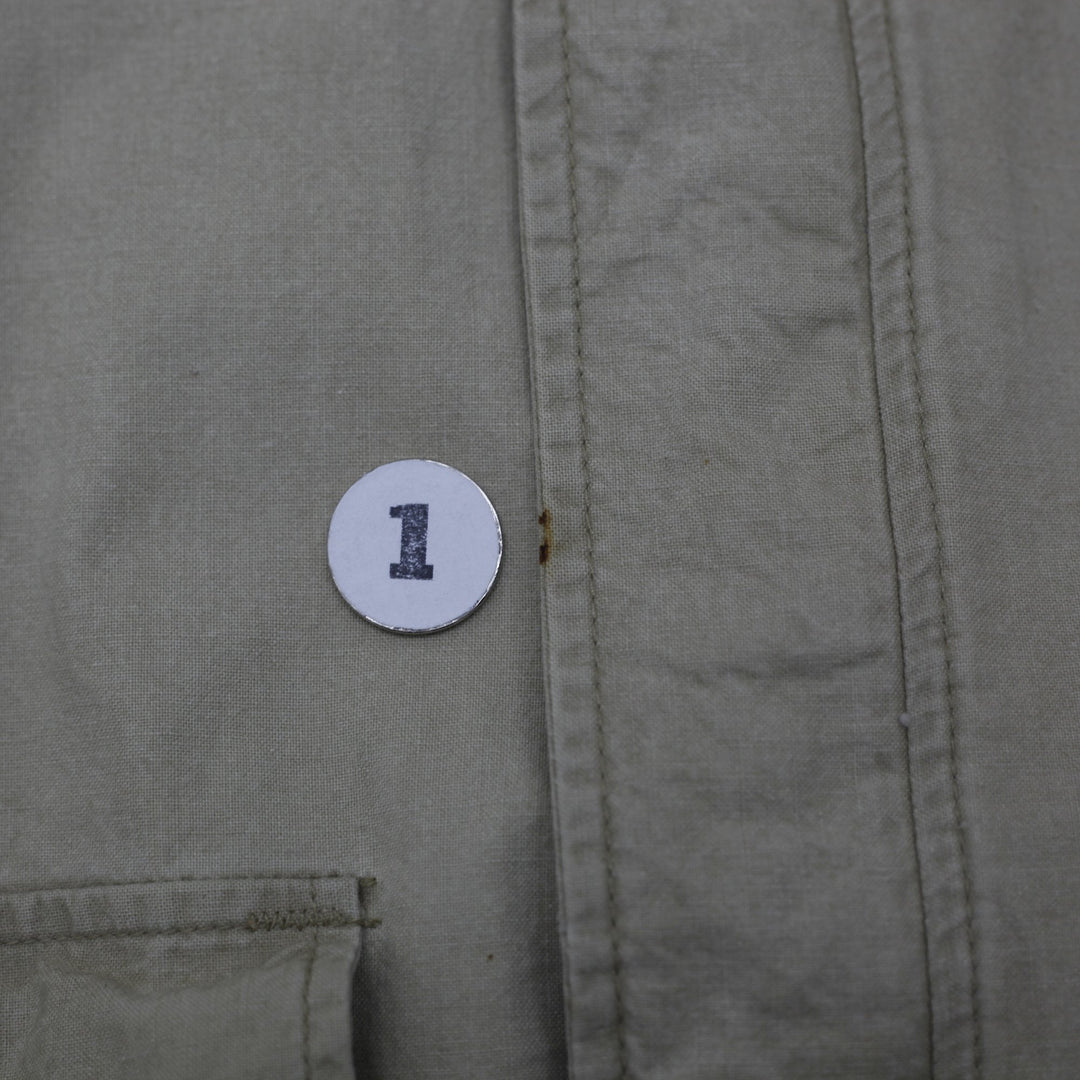 Vintage 1980s L.L.Bean Canvas Bomber Jacket Made In USA Size L