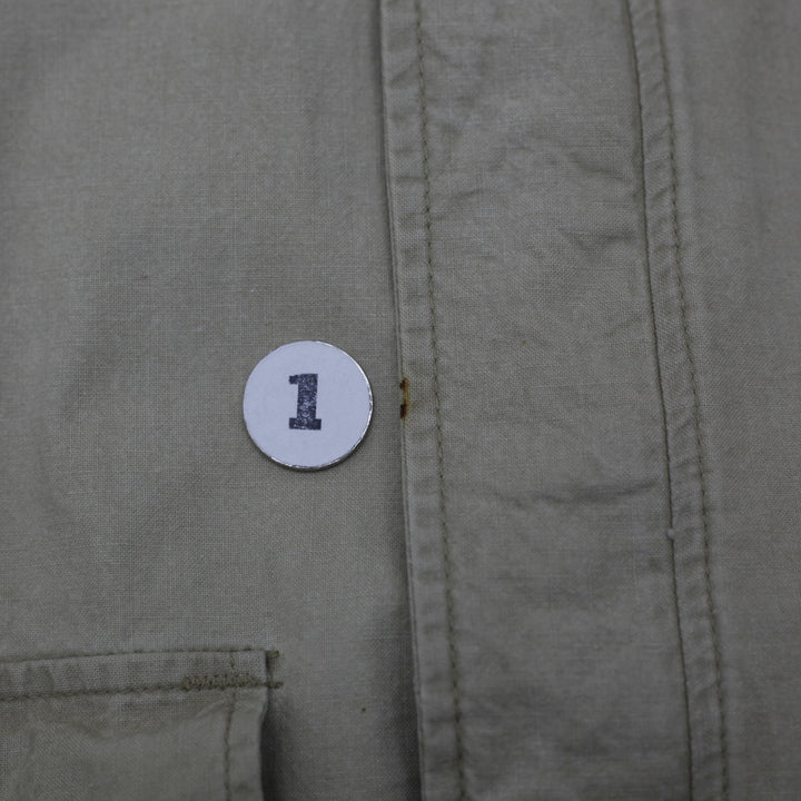 Vintage 1980s L.L.Bean Canvas Bomber Jacket Made In USA Size L