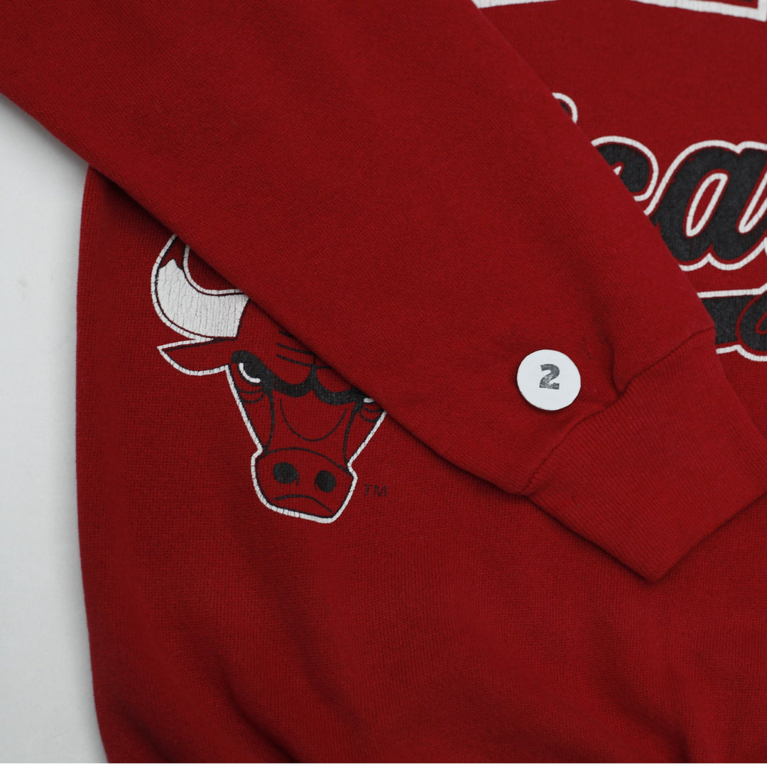 Vintage Chicago Bulls NBA Red Crewneck Sweatshirt Medium