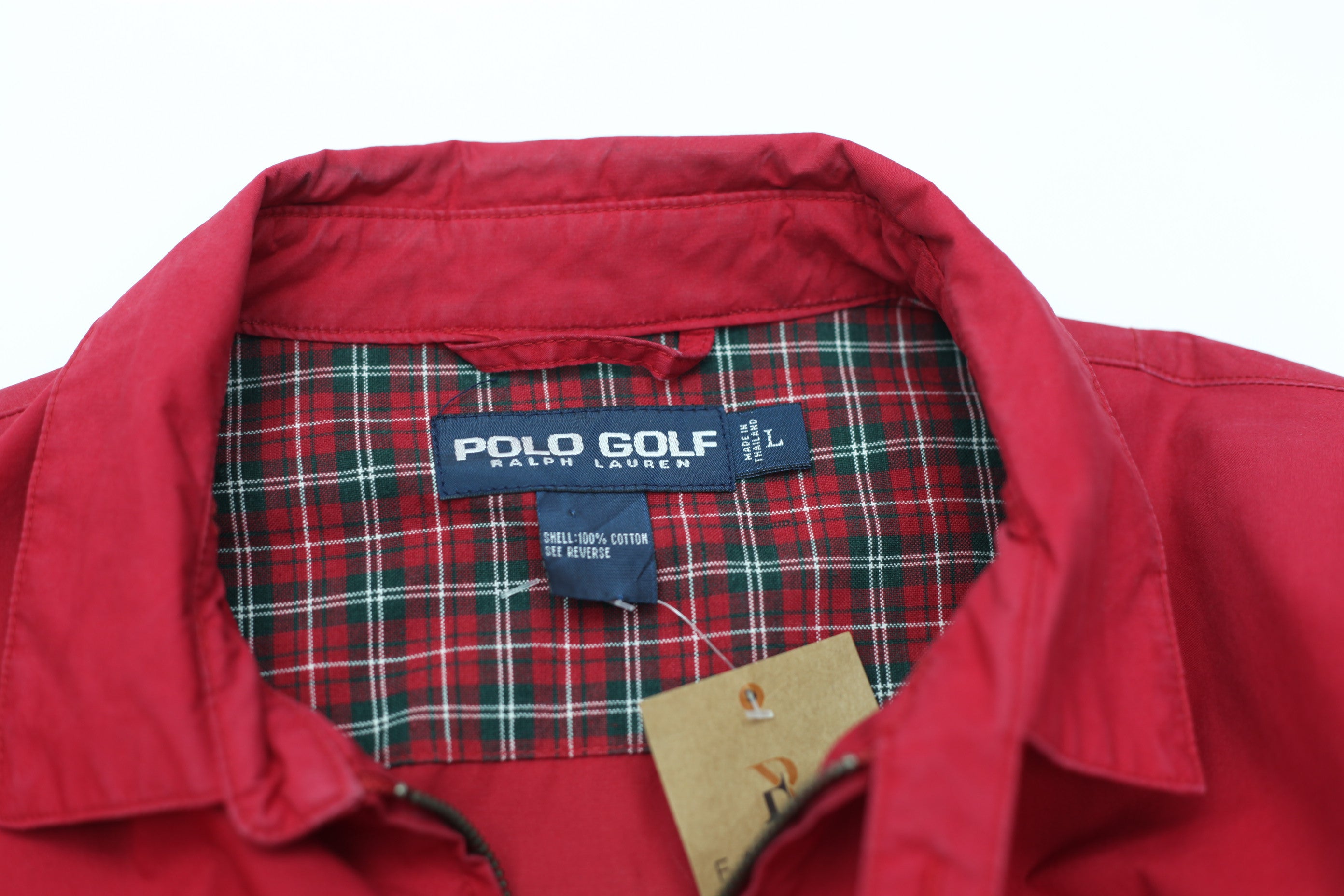 Shop Vintage Polo Golf Red Harrington Jacket | Fashion Rerun