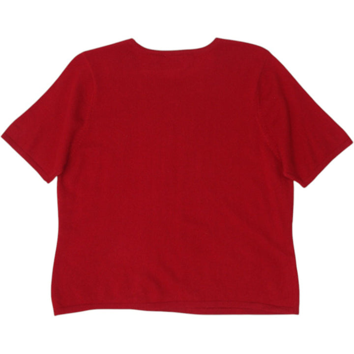 Ladies Apostrophe 100% Cashmere Red Sweater