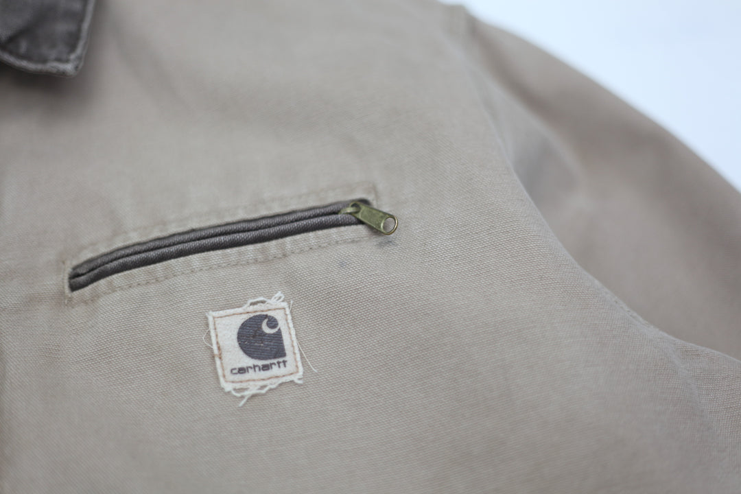 Vintage Carhartt Blanket Lined Brown Detroit Jacket