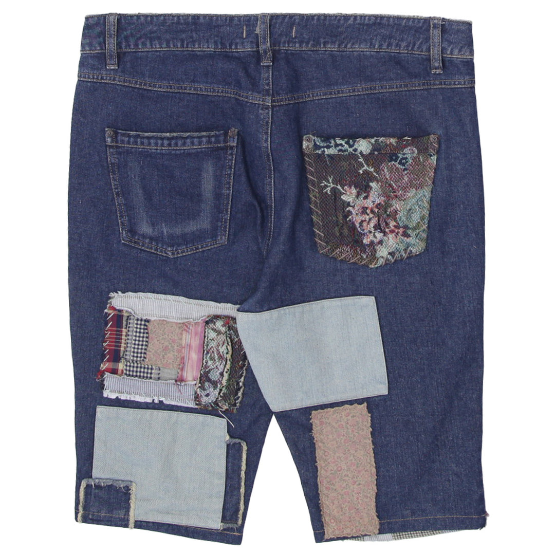 Mens Free People Denim Patches Shorts
