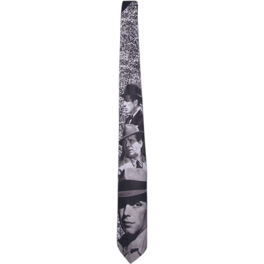 Vintage 90s Humphrey Bogart Ralph Marlin & Co. Classic Neck Tie Made In USA | Migration_Accessories ACCESSORI | Fashion Rerun