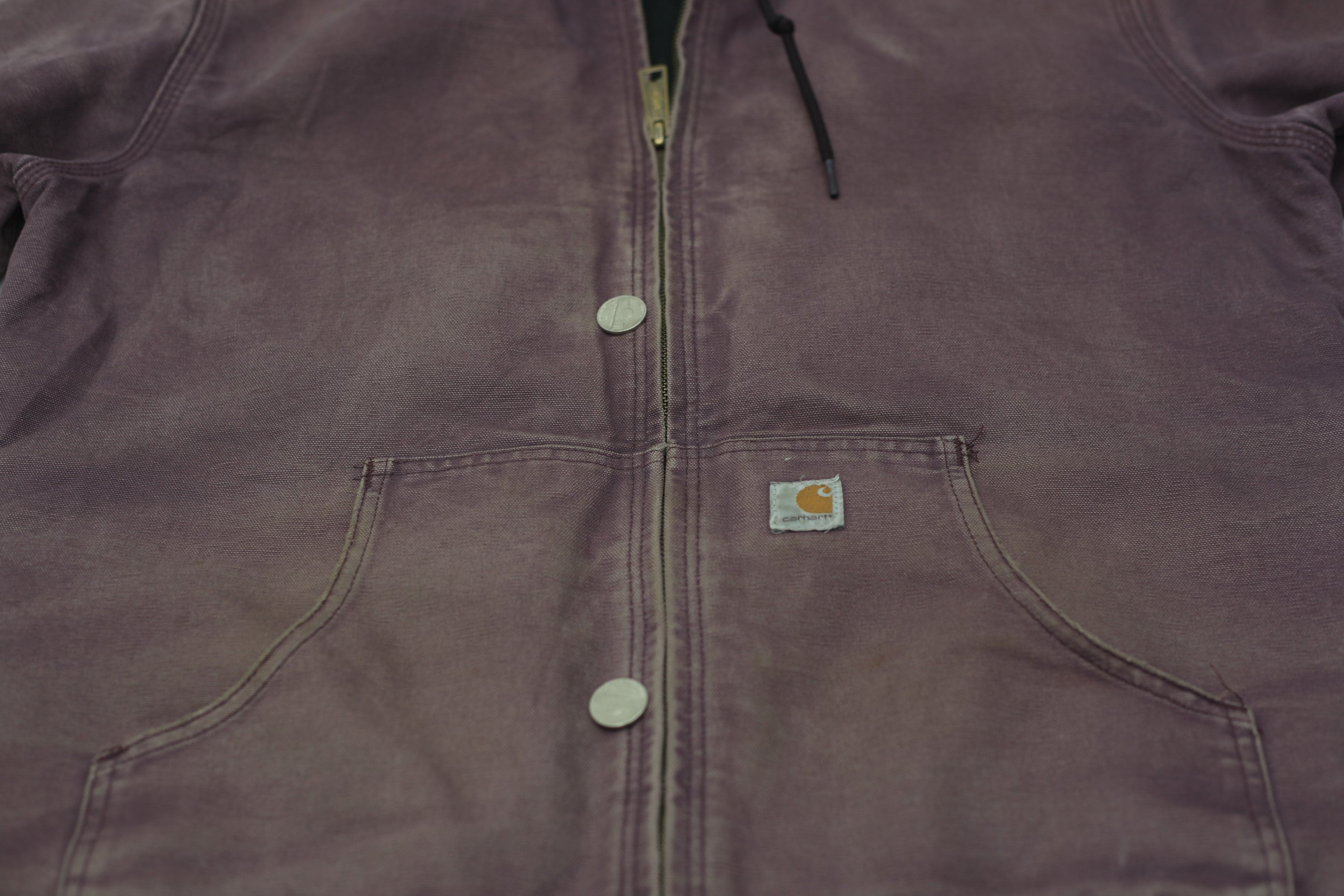 Shop Ladies WJ130 DPM Carhartt Full Zip Hooded Jacket | Fashion Rerun