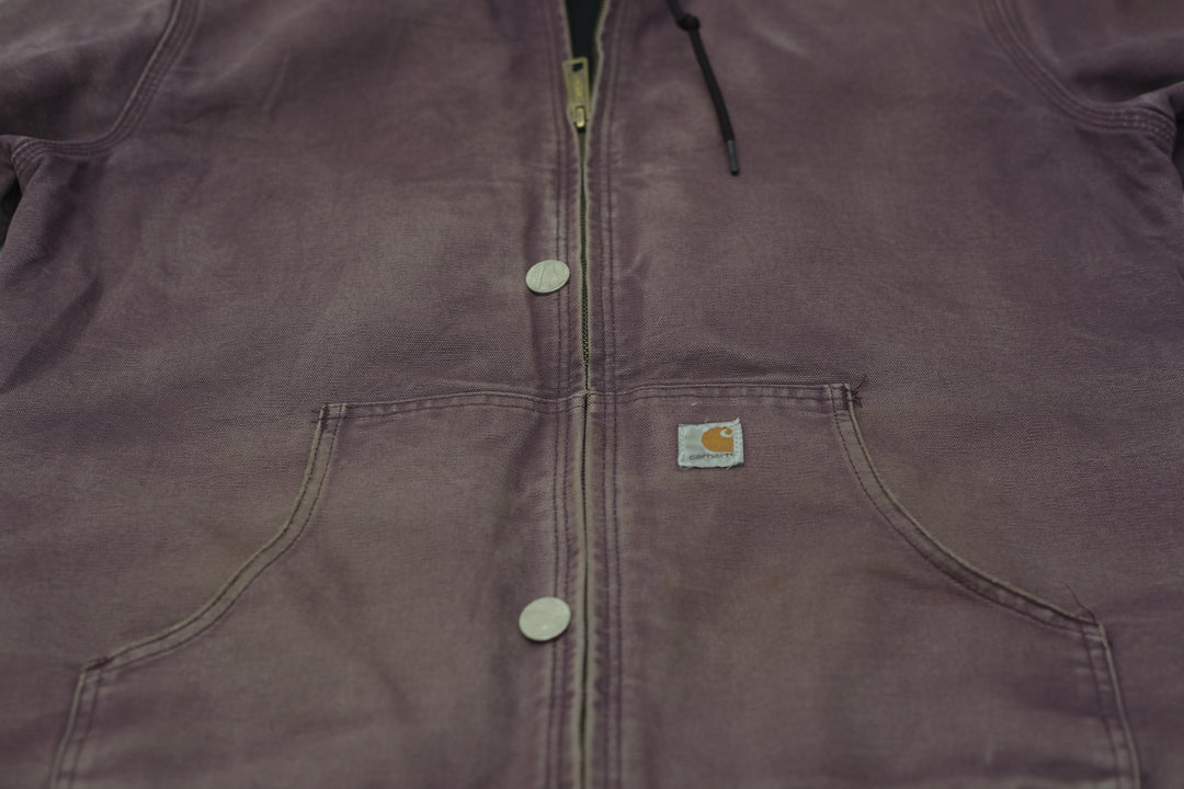 Ladies WJ130 DPM Carhartt Full Zip Hooded Jacket