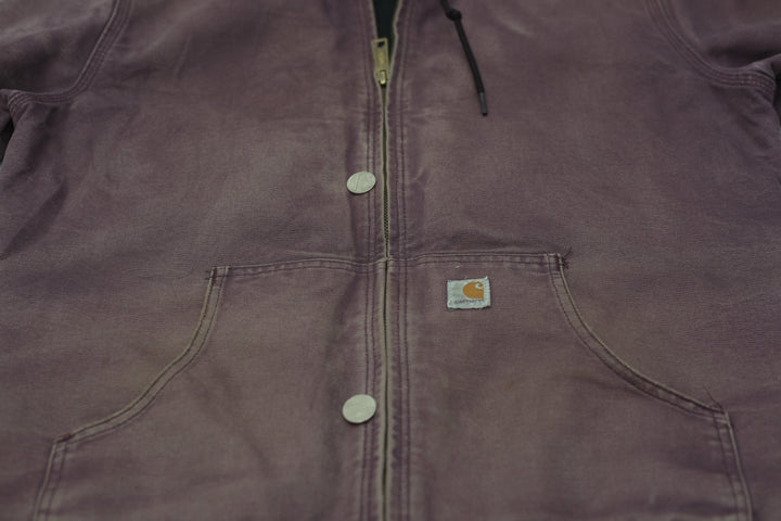 Ladies WJ130 DPM Carhartt Full Zip Hooded Jacket