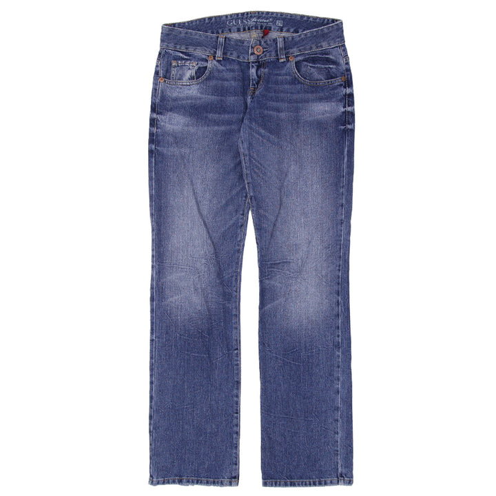 Y2K Ladies Guess Boyfriend Straight Leg Mid Rise Jeans