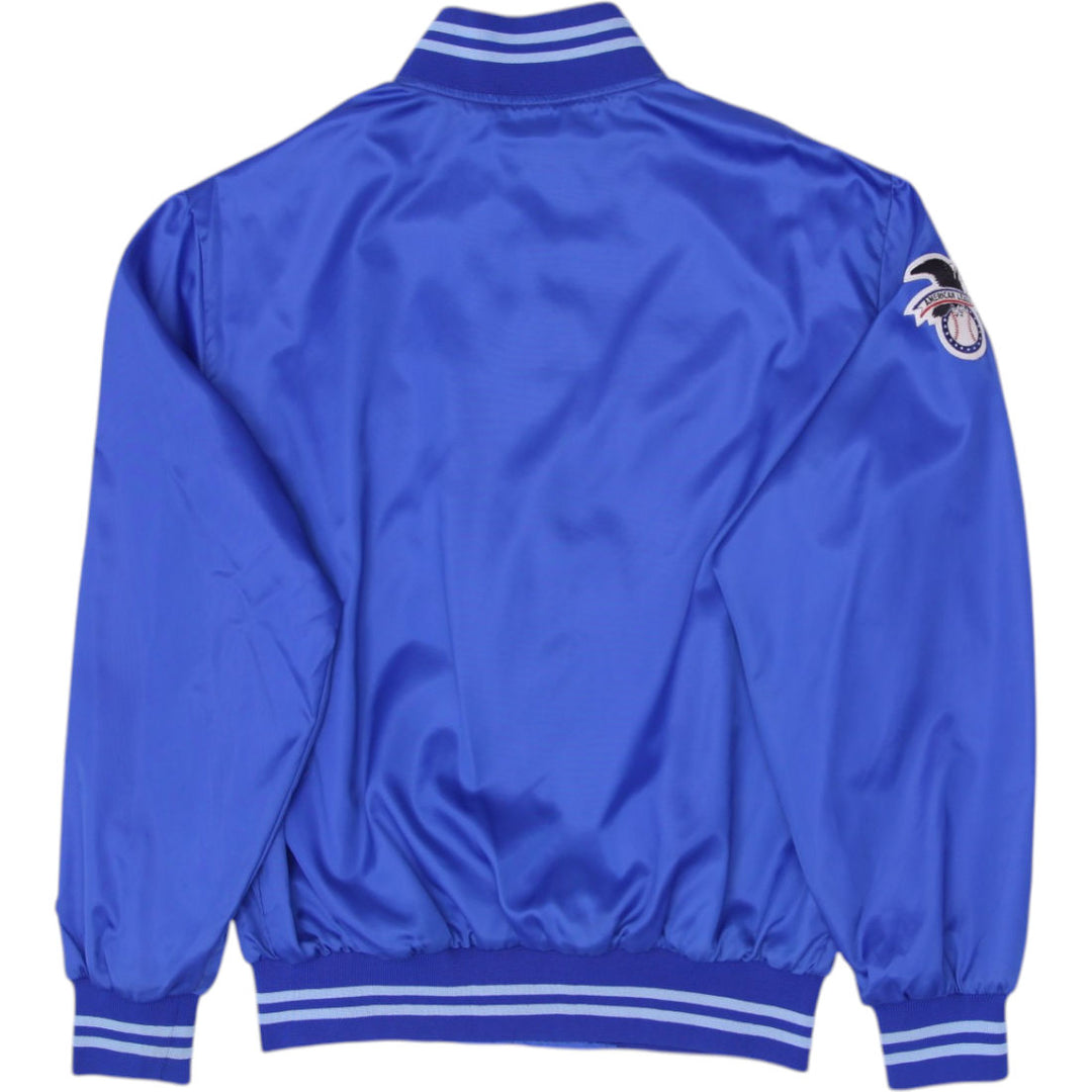 Vintage Toronto Blue Jays Chalk Line Satin Snap Button Jacket L | Migration_Jackets - Side View | Fashion Rerun