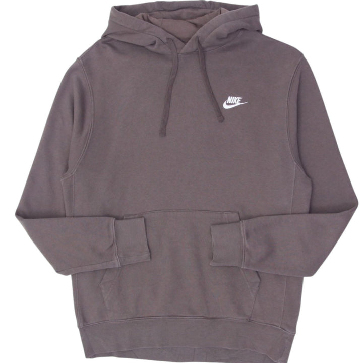 Mens Embroidered Nike Logo Pullover Hoodie