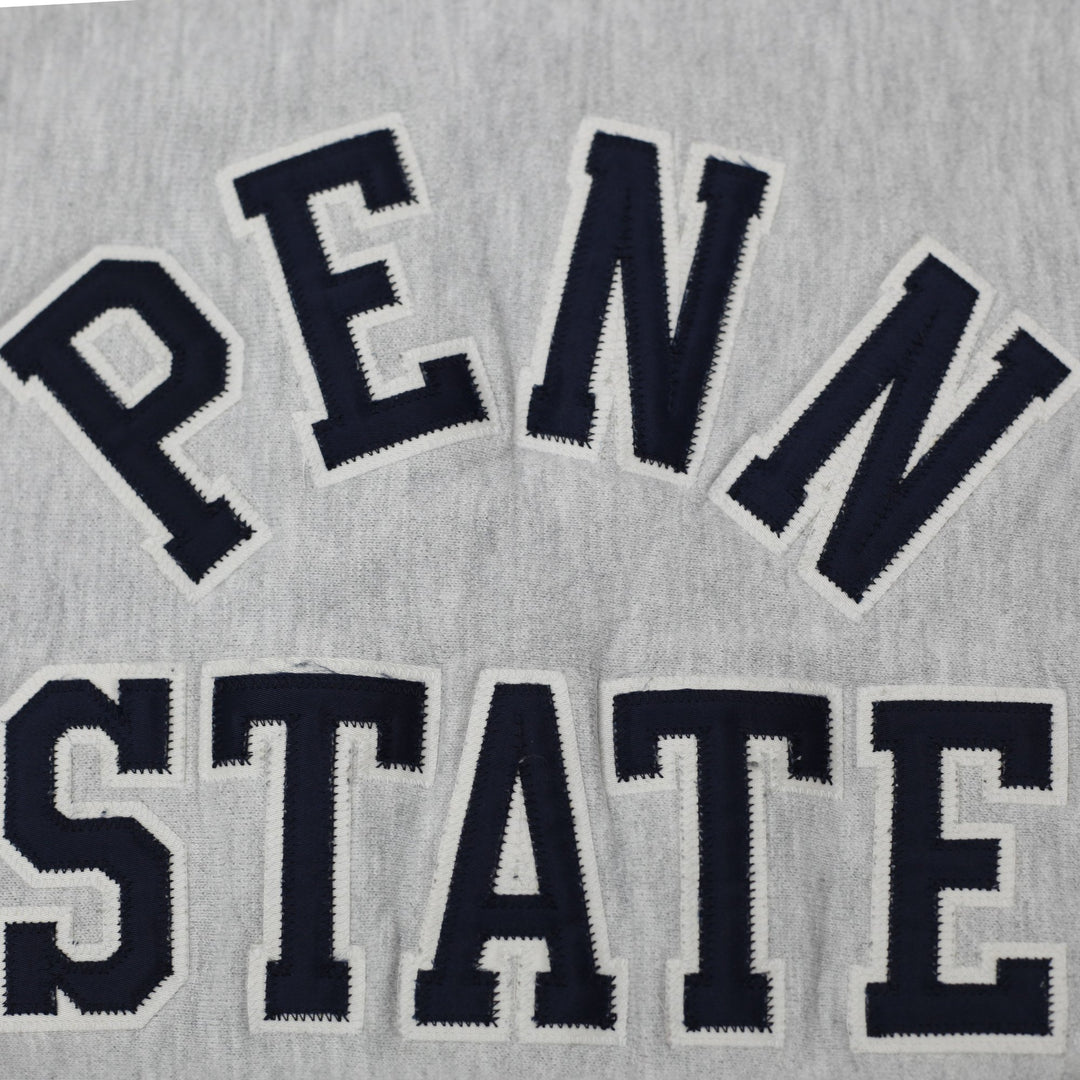 Vintage Mens Champion Reverse Weave Penn State Gray Sweatshirt College M | Migration_Sweatshirt - Detail View | Fashion Rerun