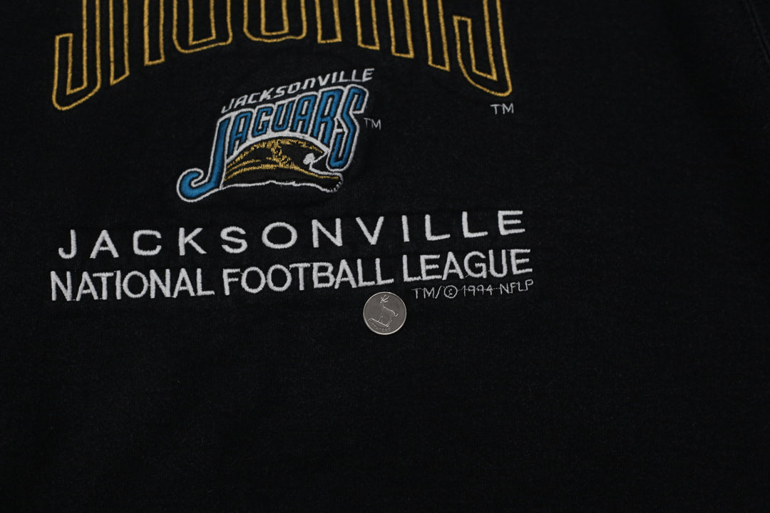 Vintage Salem Jacksonville Jaguars Embroidered Crewneck Sweatshirt Made In USA - Fashion Rerun Vintage Migration_Sweaters