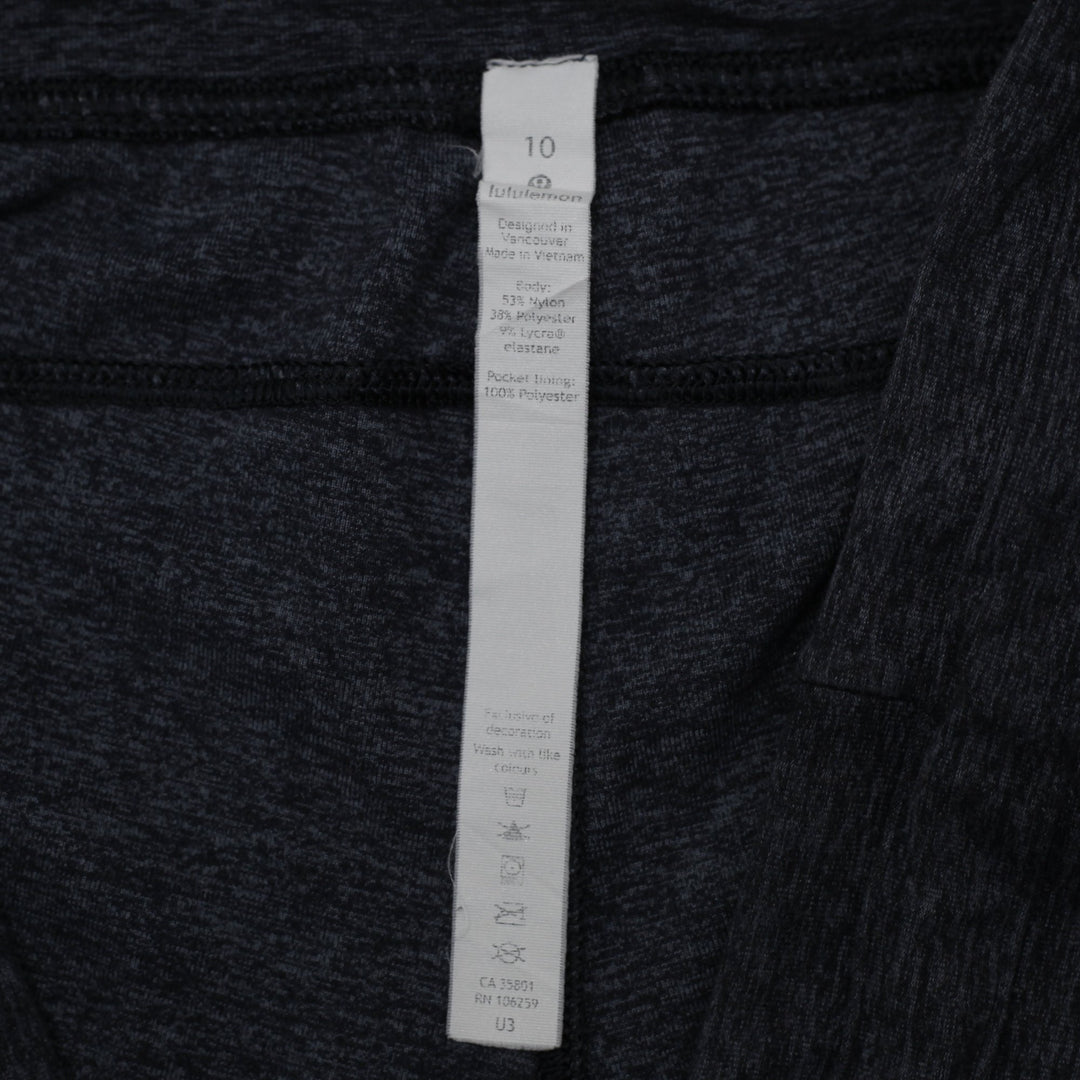 Ladies Lululemon Joggers Charcoal Breathable Stretch Drawstring