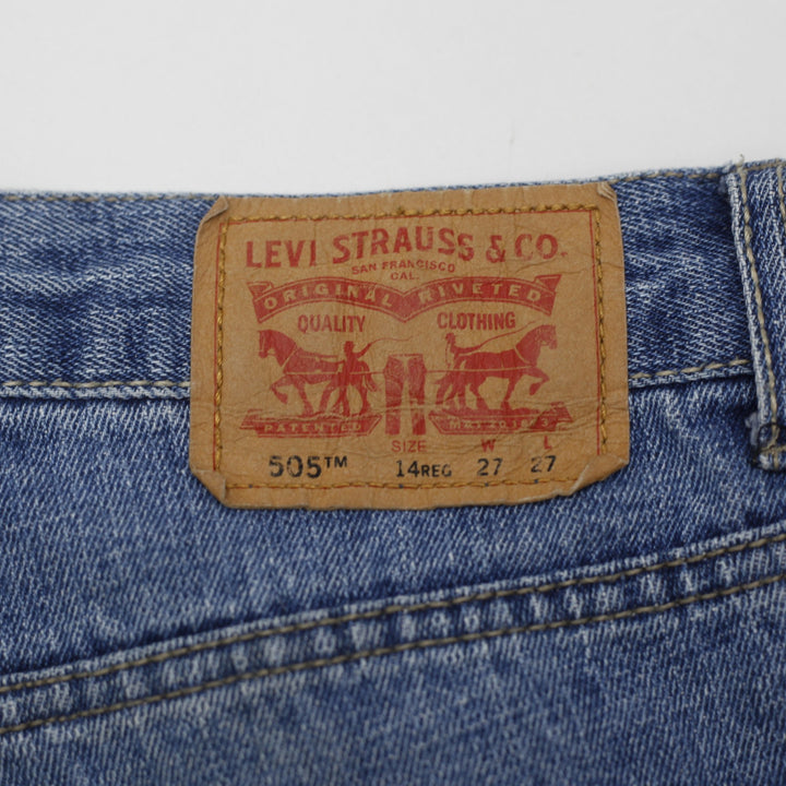 YOUTH BOYS Levis 505 Straight Leg Jeans Size 14