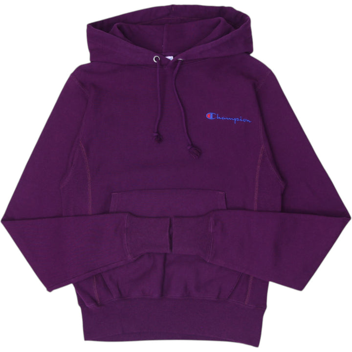 Mens Champion Reverse Weave Script Logo Pullover Hoodie Size XS