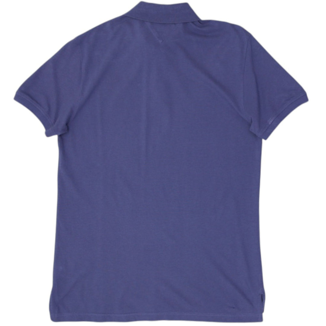 Mens Polo Shirt Blue Short Sleeve Classic Cotton Style