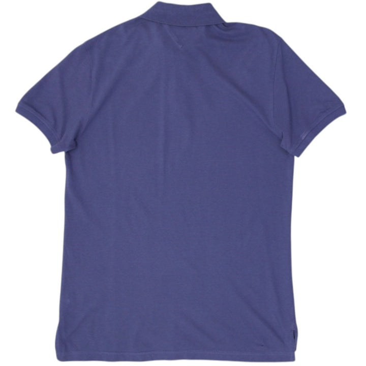 Mens Polo Shirt Blue Short Sleeve Classic Cotton Style