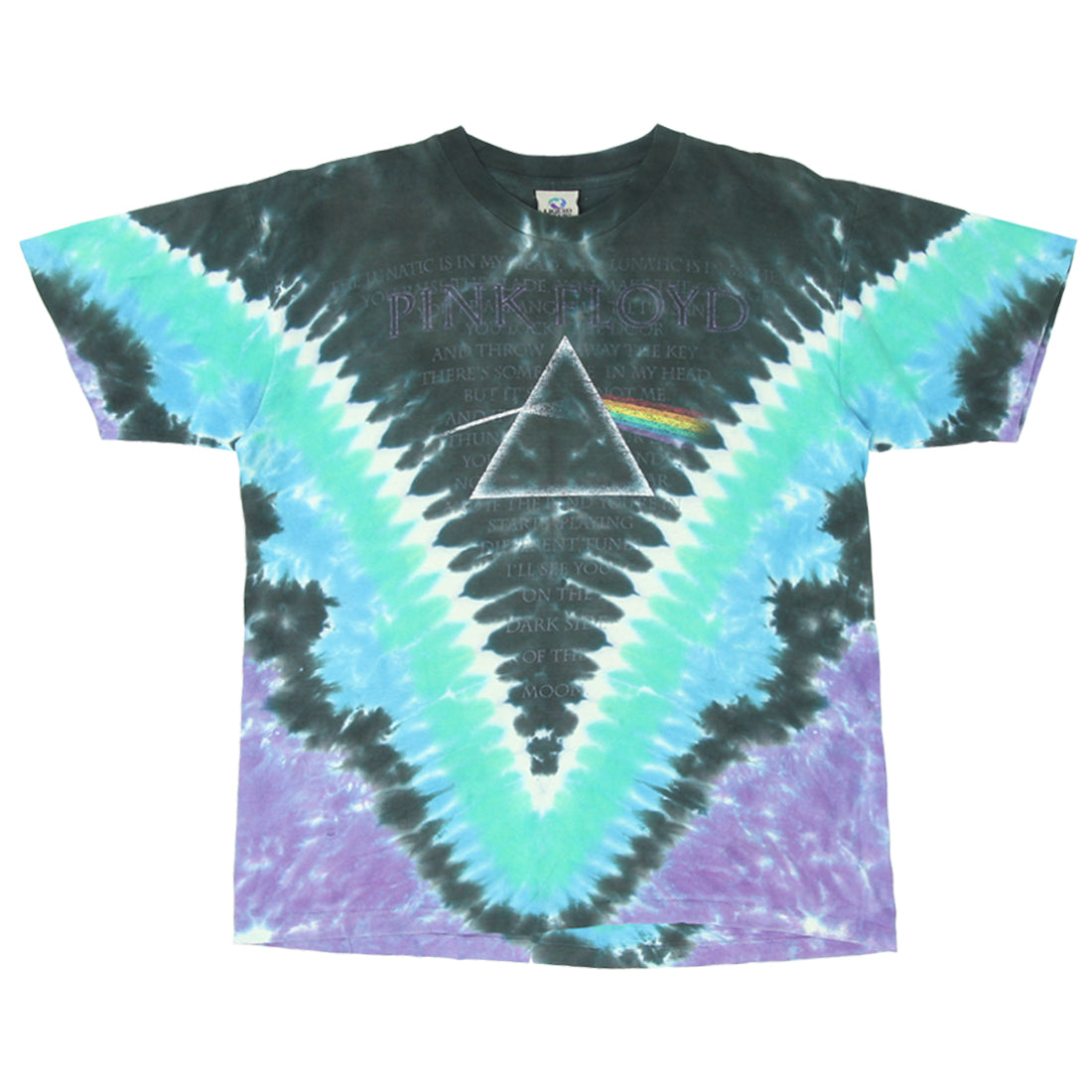 pink floyd t shirt tie dye
