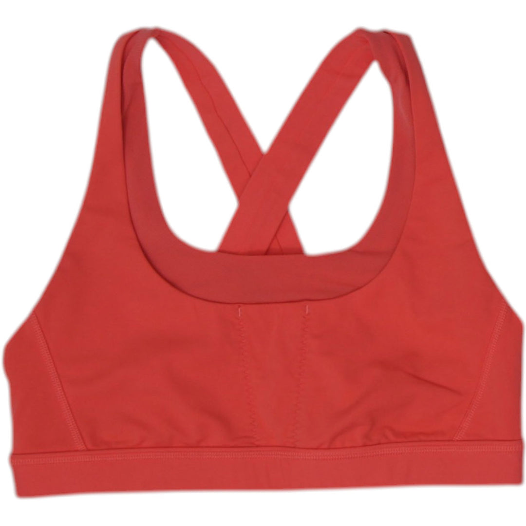 Ladies Lululemon Sports Bra Orange Cross-back Seamless Sweat-wicking