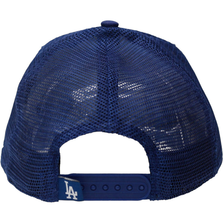 Mens New Era 9Forty Blue Trucker Cap LA Dodgers Mesh Snapback