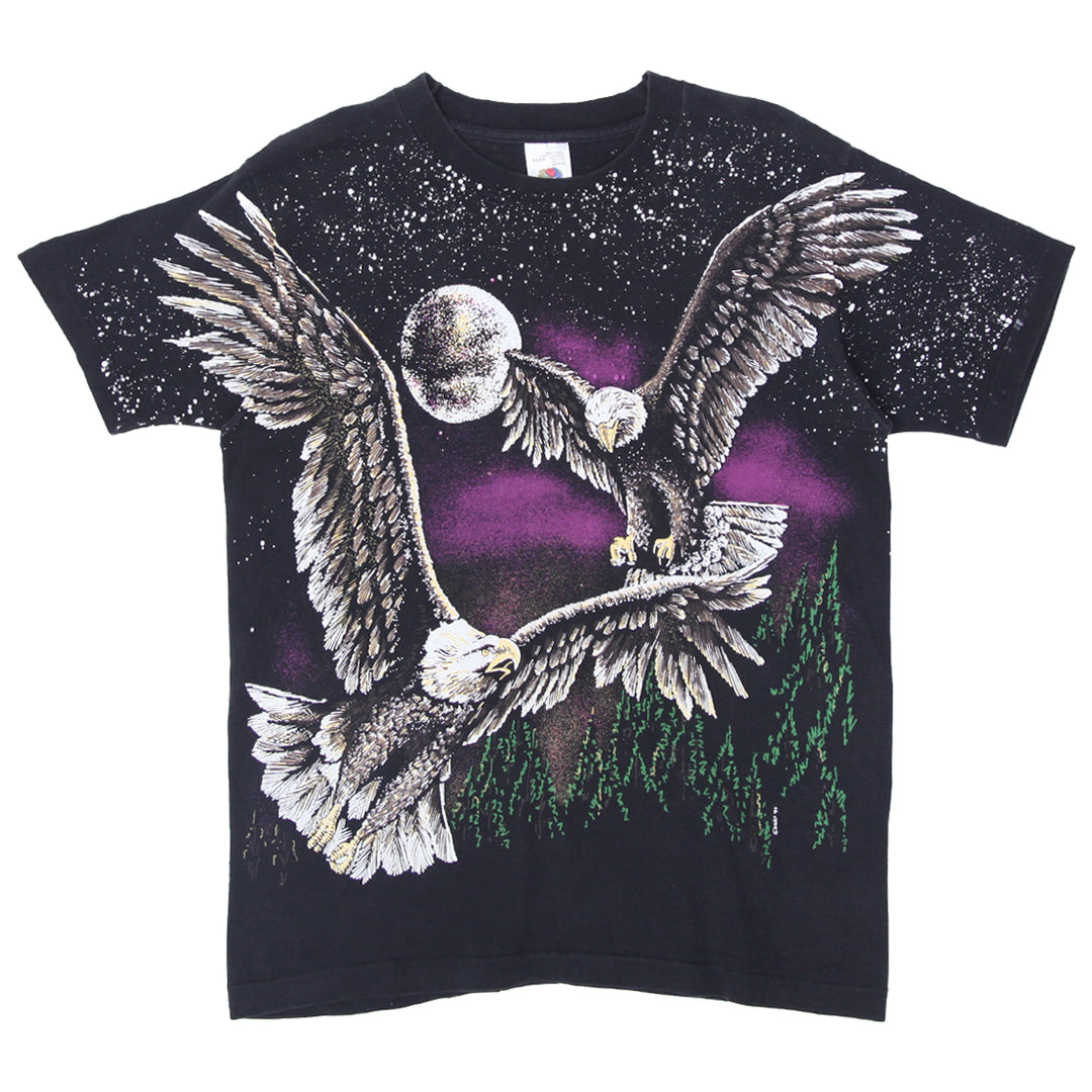 94 Vintage Eagles AOP T-Shirt Single Stitch M - Fashion Rerun Vintage Migration_T-Shirt