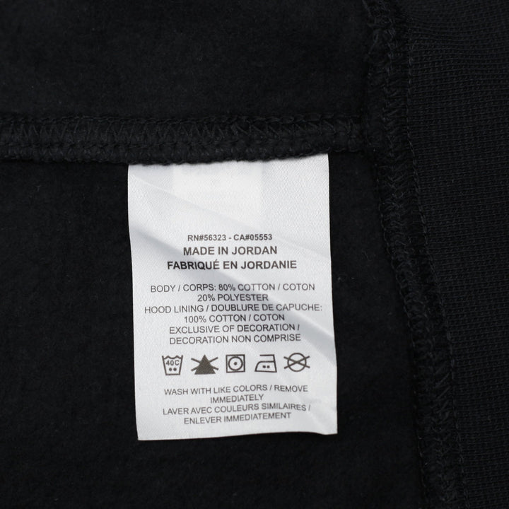 Mens Nike Embroidered Futura Logo Pullover Hoodie Black Size XL