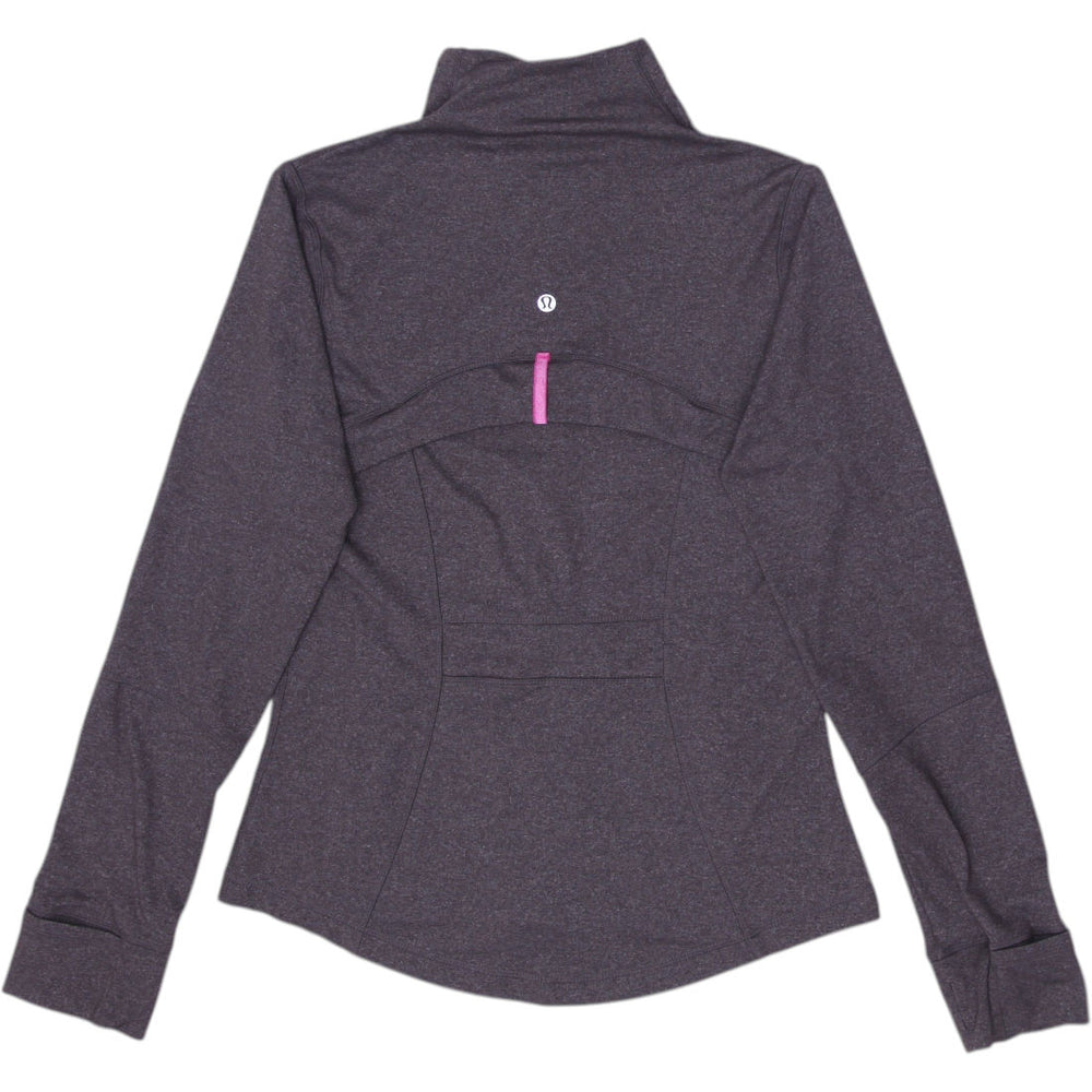 Ladies Lululemon Activewear Nylon Full Zip Jacket Size 10 | Migration_Jackets - Side View | Fashion Rerun