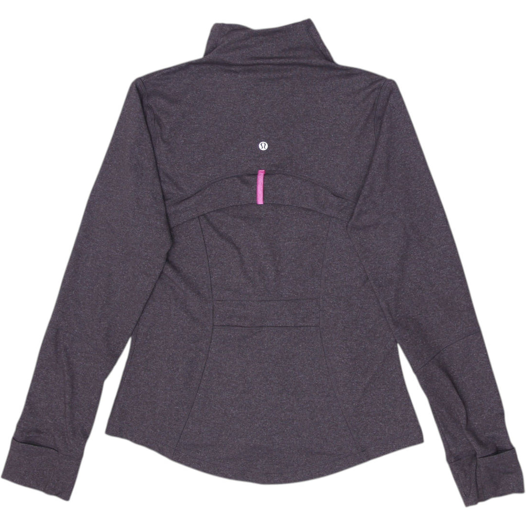 Ladies Lululemon Activewear Nylon Full Zip Jacket Size 10 | Migration_Jackets - Side View | Fashion Rerun