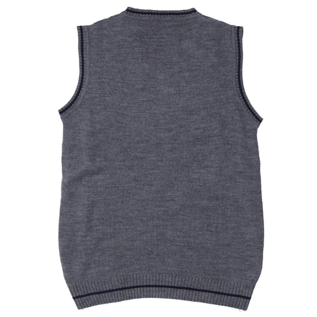 Mens Taupoli V-Neck Sweater Vest - Fashion Rerun Vintage Migration_Jacket