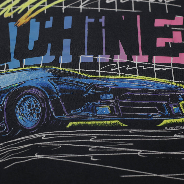 Vintage 1989 Girardin Mean Machine Synthwave Car T-Shirt Size L