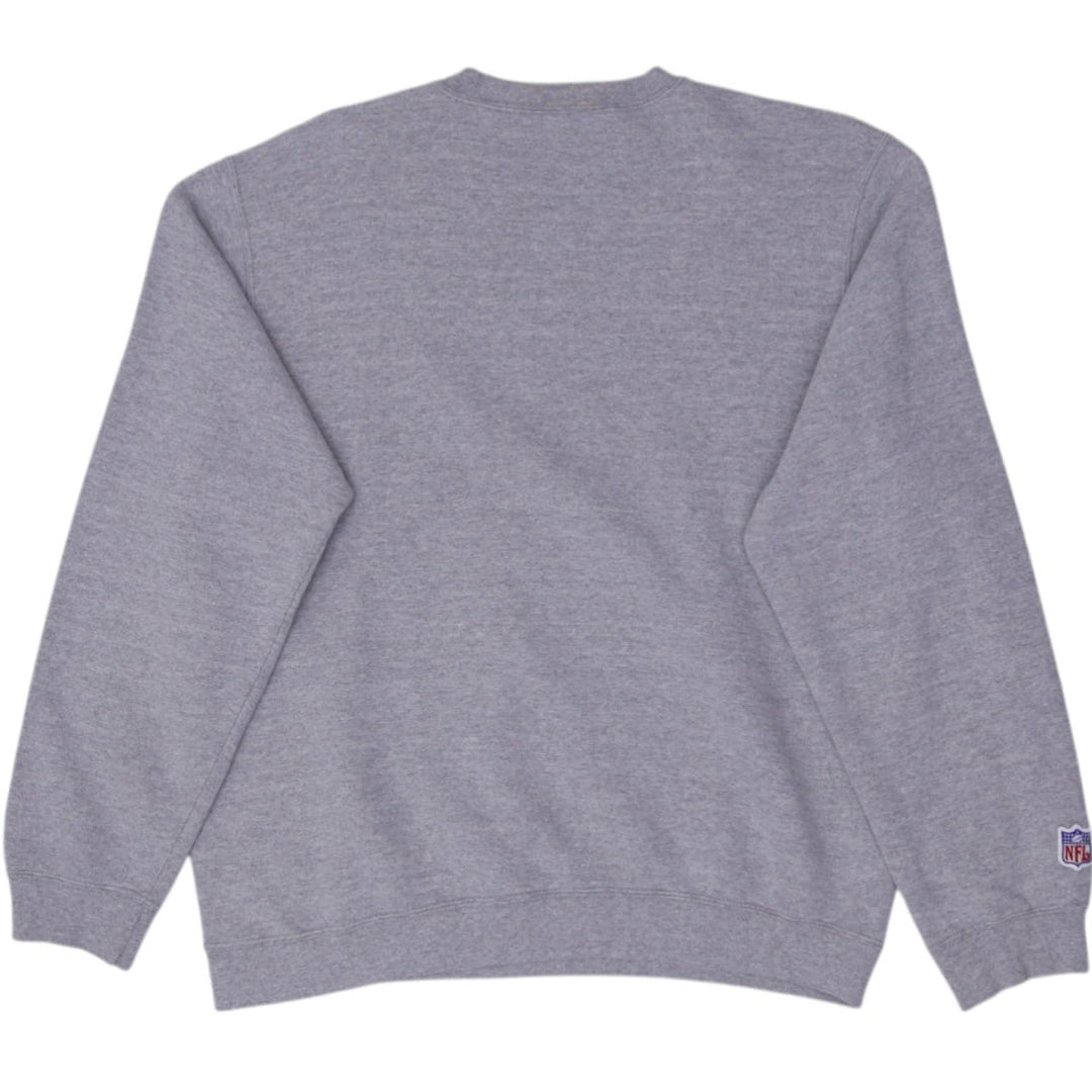 Vintage Nike 90s Grey Miami Dolphins NFL Crewneck Sweatshirt Made In USA L