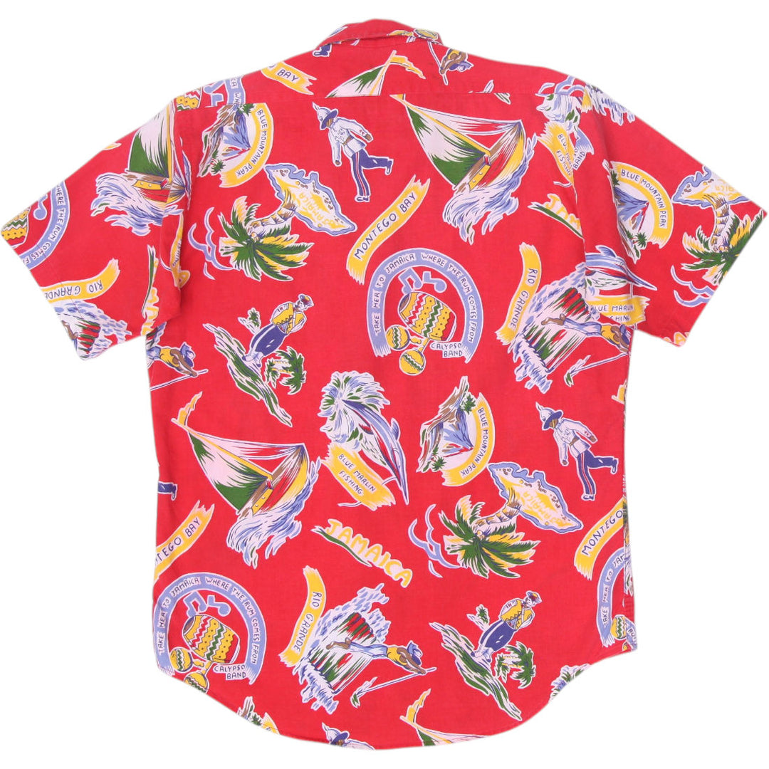 Polo Ralph Lauren Montego Bay Graphic Shirt Made in USA Size 20 | Migration_Shirts MJ DROP - Side View | Fashion Rerun