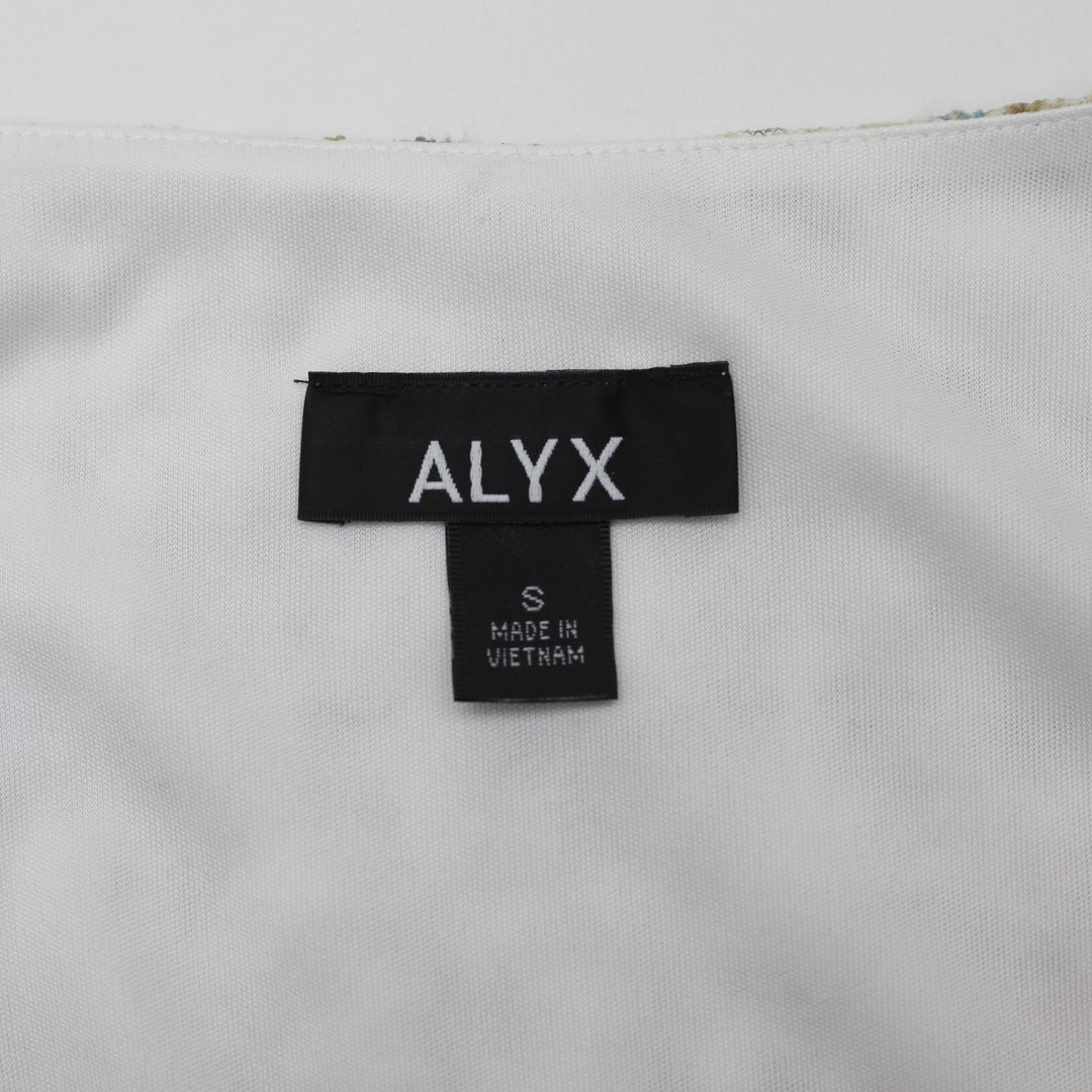Y2K Ladies Alyx Floral Cream Sleeveless Tank Top Size S | Migration_Y2K Tops - Back View | Fashion Rerun