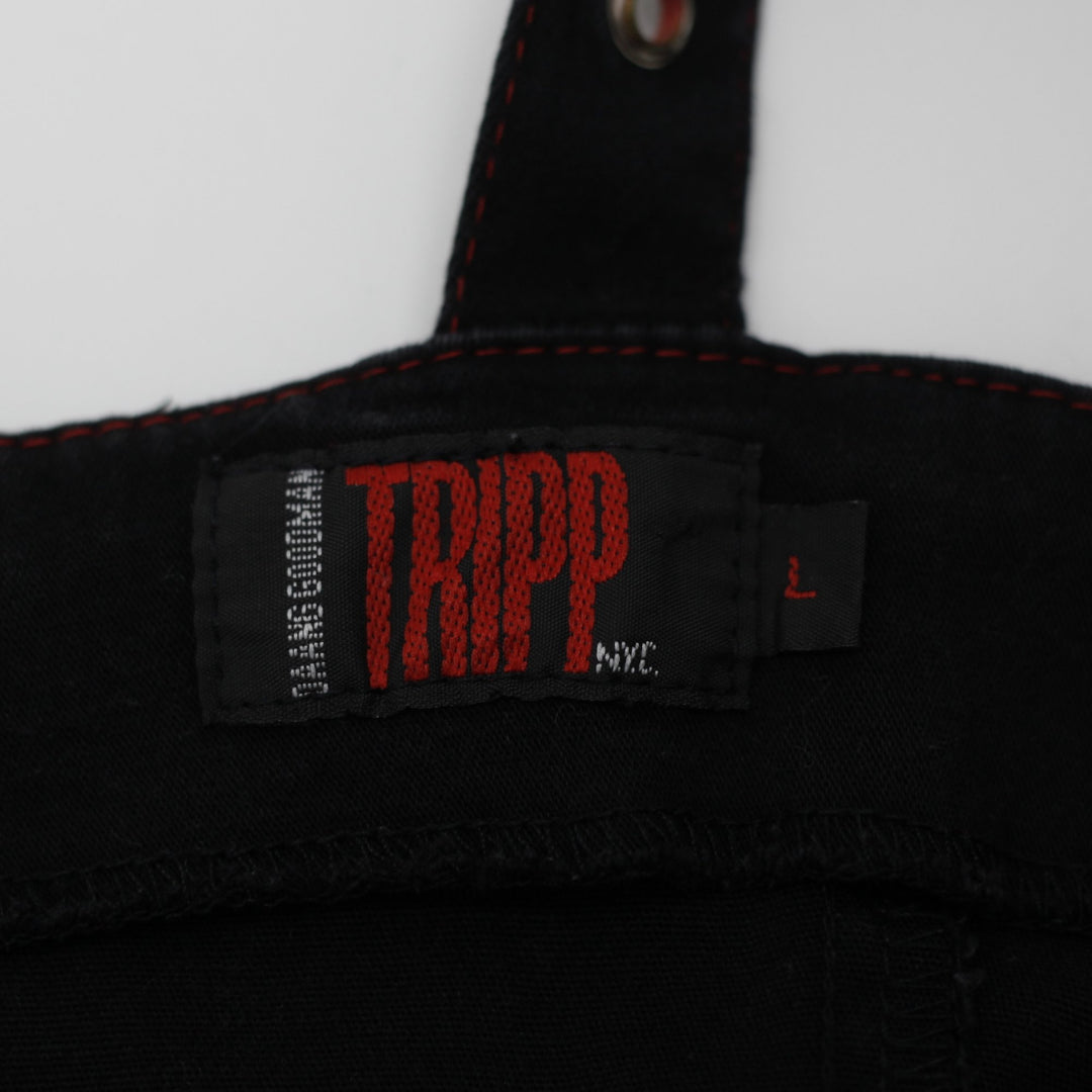 Y2K Tripp NYC Strap Dress Eyelet Detail Mini Dress Size L | Migration_Dresses - Back View | Fashion Rerun