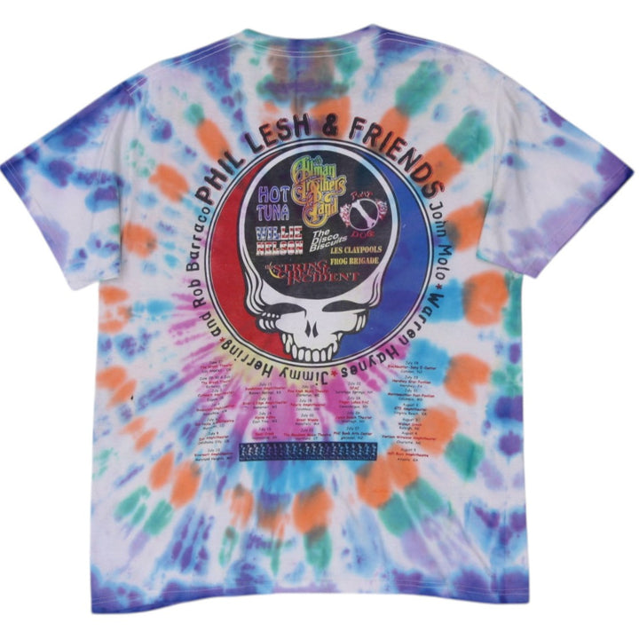 Vintage 2001 Phil Lesh And Friends Paradise Summer Tour Tie Dye T-Shirt L | Migration_T-Shirts - Side View | Fashion Rerun