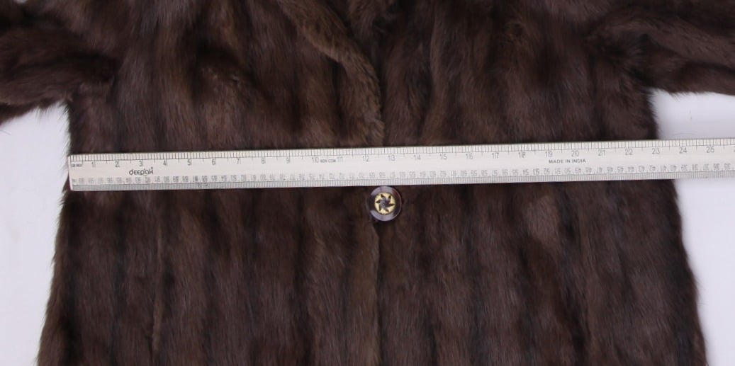 Antique Fur 1960s Salon Laura Boucher Montreal Mid-Century Coat with Monogrammed