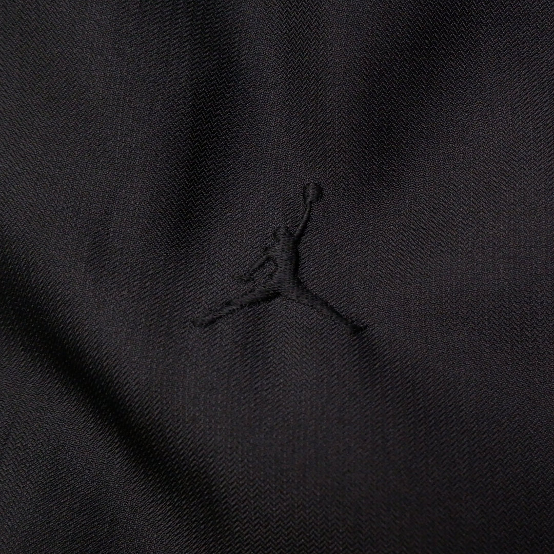 Mens Embroidered Jordan Logo 852005 Black Zip Jacket