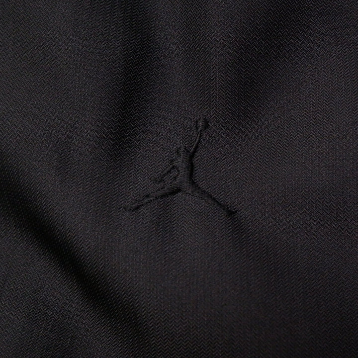 Mens Embroidered Jordan Logo 852005 Black Zip Jacket