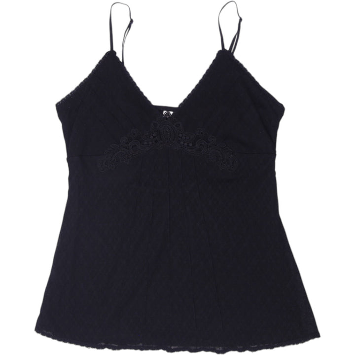 Y2K Ladies No Boundaries Empire Waist Mesh Cami Top Size Juniors Large