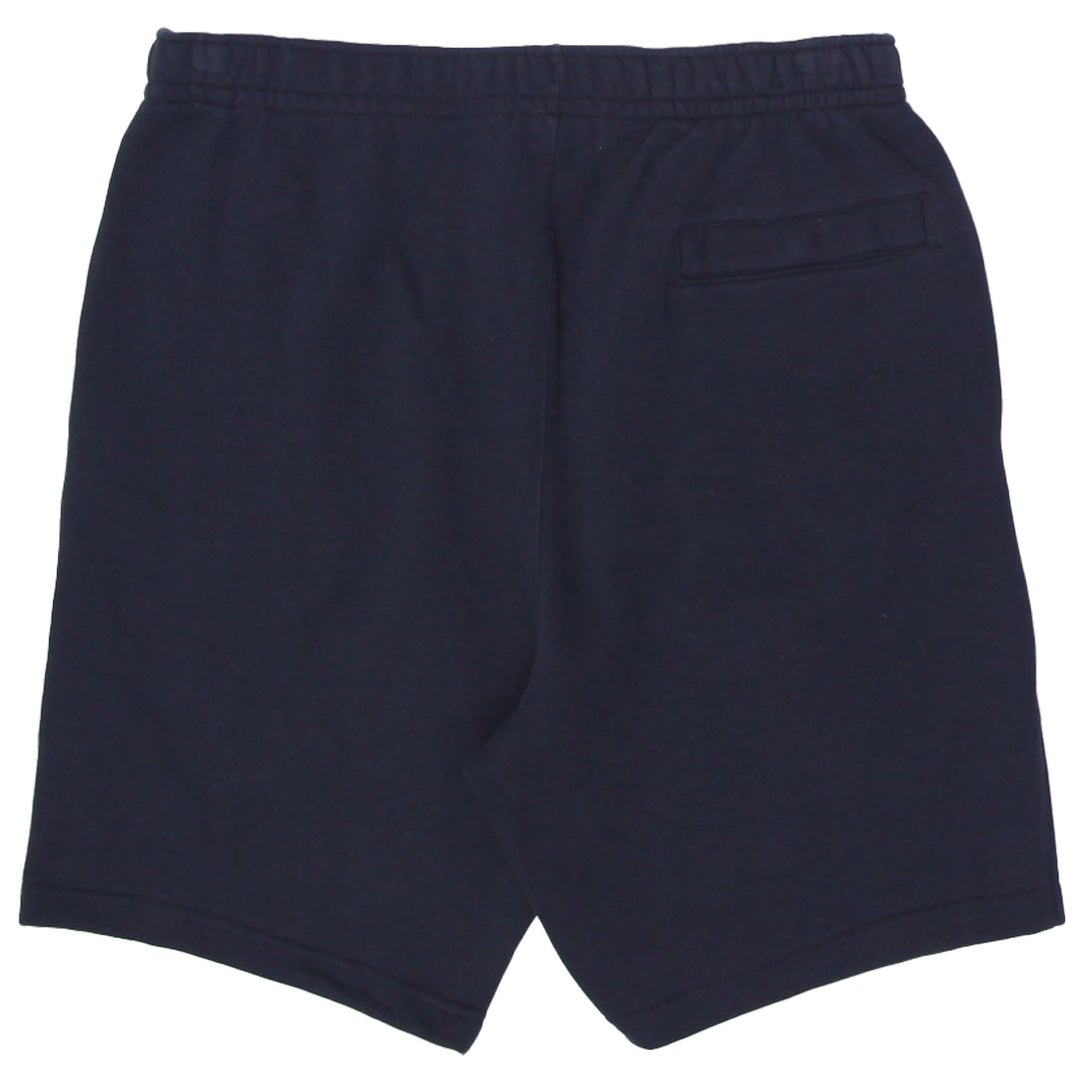 Mens Embroidered Nike Logo Black Sweat Shorts