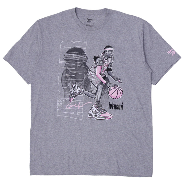 Mens Reebok Allen Iverson Print T-Shirt
