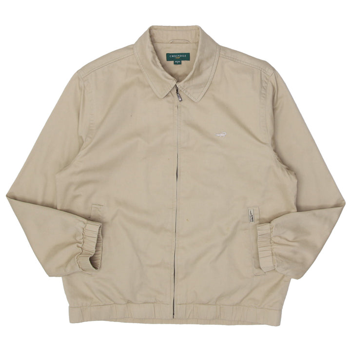 Mens Japanese Brand CROCODILE Zip Up Harrington Jacket