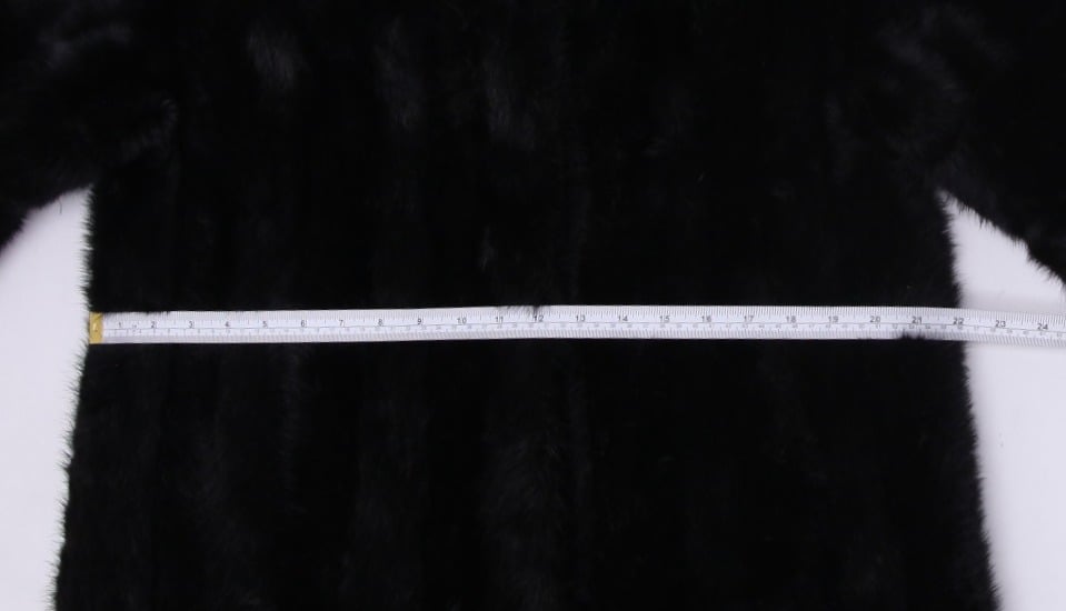 Rare Simon M. Canada M Mid Century Glossy Full Length Luxury Coat