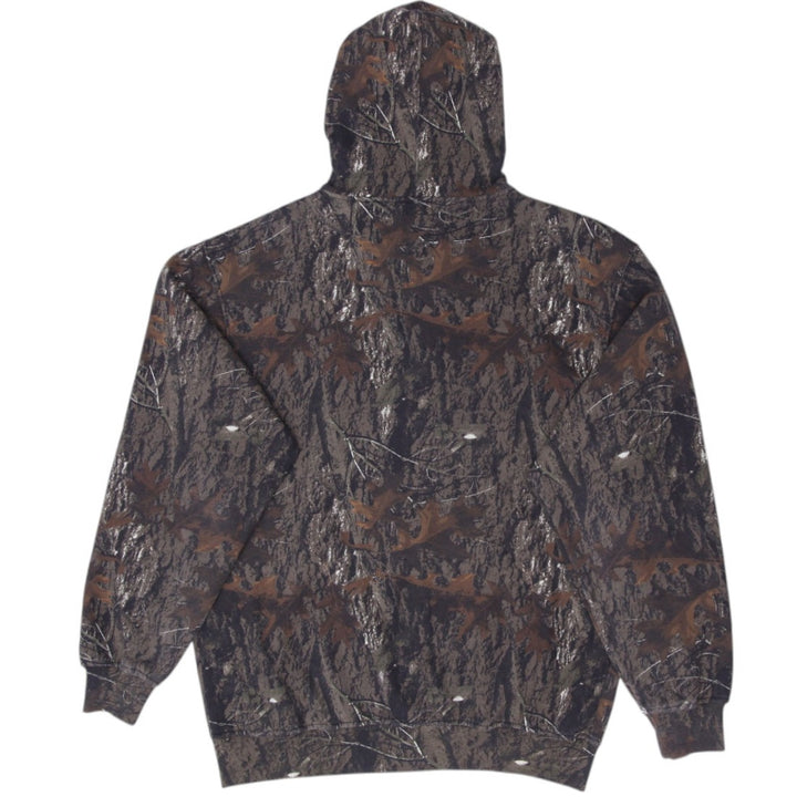 Mens Canyon Trail Realtree Camo Full Zip Pullover Hoodie Size L